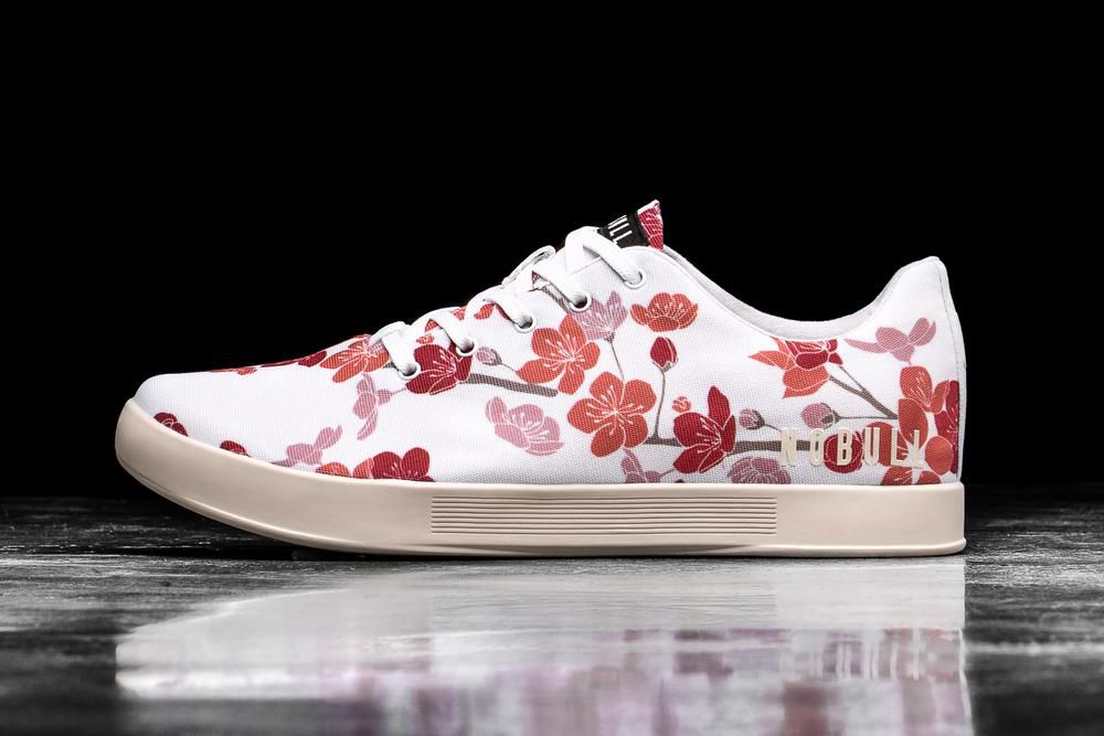 Trainers NOBULL Homme Blanche - Chaussures NOBULL Cherry Blossom Canvas,France (2870-COUDF)